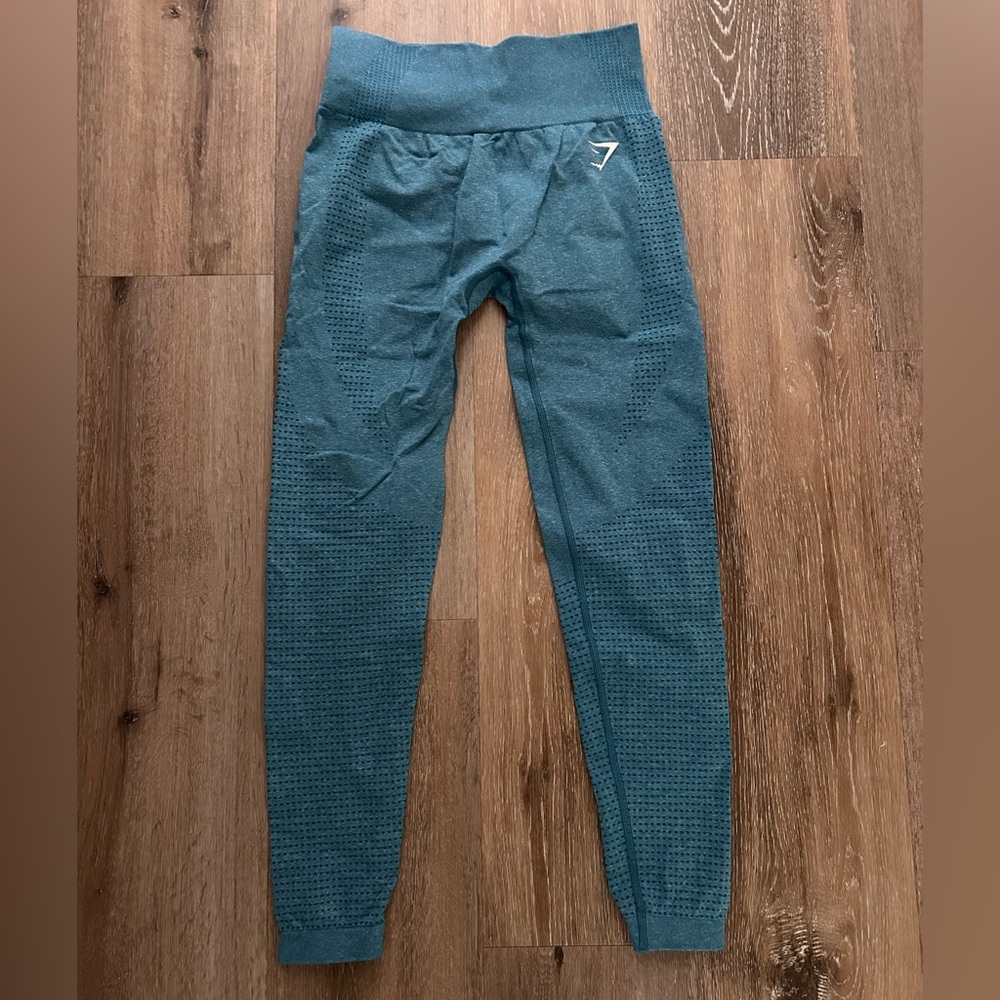 Gymshark Vital Seamless 2.0 Leggings - Teal Marl